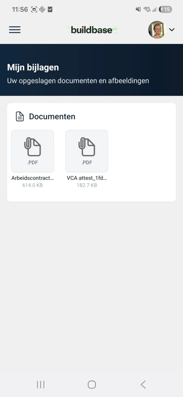Documenten en bijlagen op je gsm